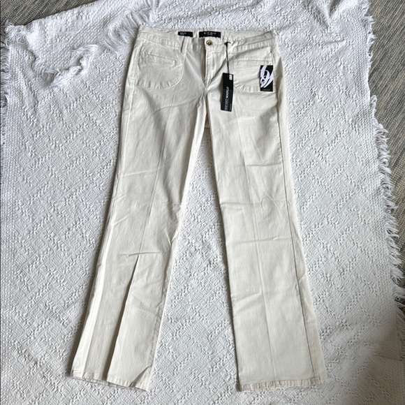 Nine West Denim - Nine West Cream Boot Cut Jeans